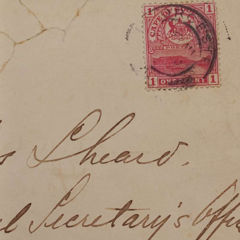 Boer War postal cover to the Colonial secretary's office in Cape Town