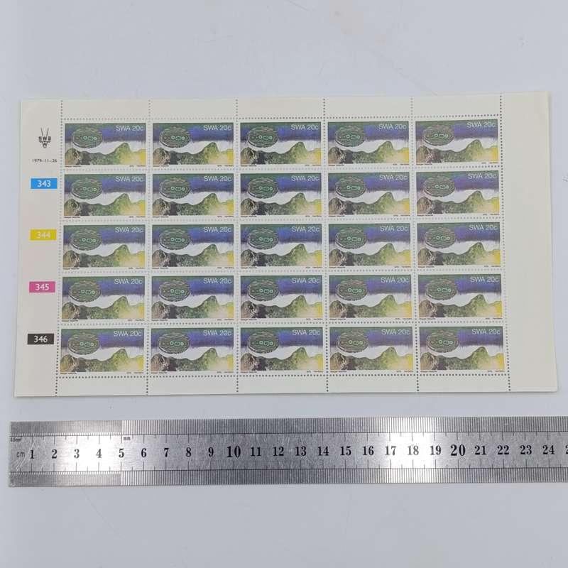 South West Africa 1979 Minerab set of full pages of mint stamps