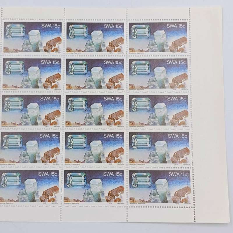 South West Africa 1979 Minerab set of full pages of mint stamps