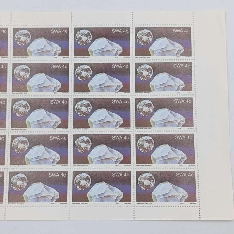 South West Africa 1979 Minerab set of full pages of mint stamps