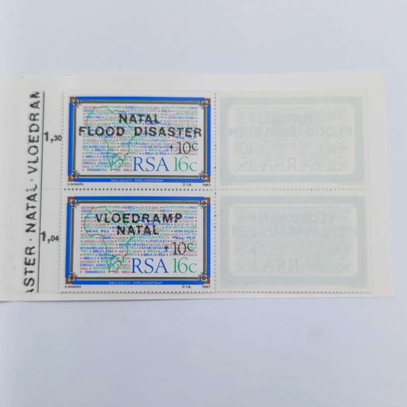 Lot of 4 different Flood disaster Natal unused stamp booklets with all stamps