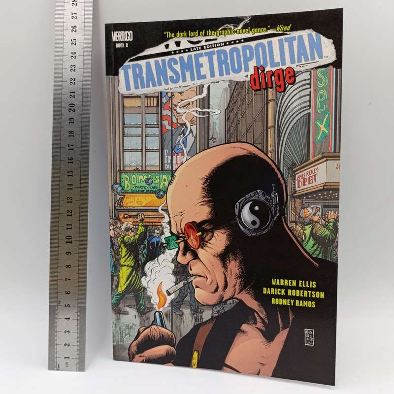 Vertigo Transmetropolitan dirge graphic novel