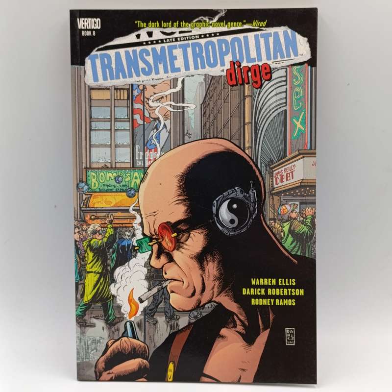 Vertigo Transmetropolitan dirge graphic novel