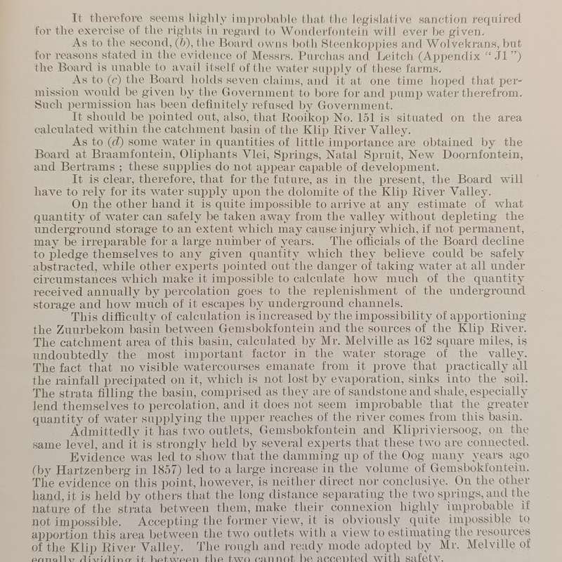 1910 Report of the Klip River investigation commission - Orange River Colony rubber stamp
