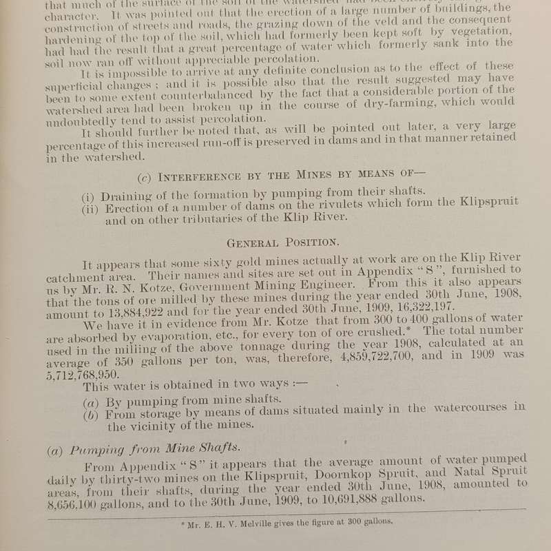 1910 Report of the Klip River investigation commission - Orange River Colony rubber stamp