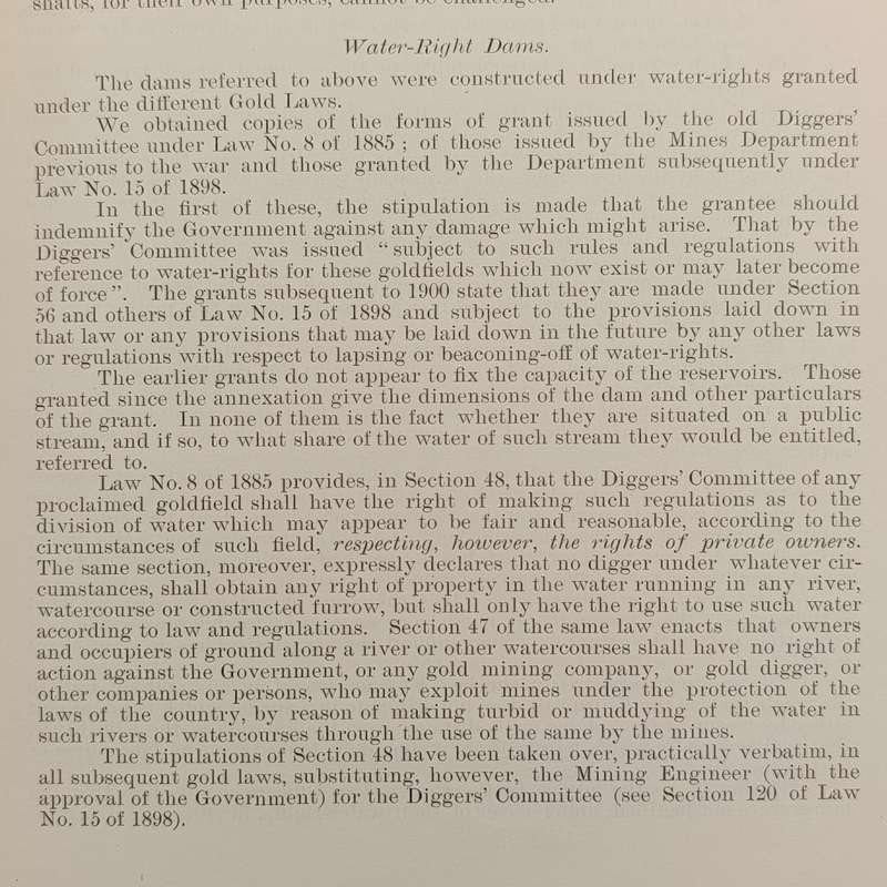 1910 Report of the Klip River investigation commission - Orange River Colony rubber stamp