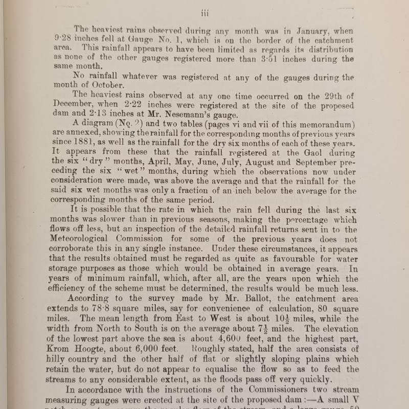 Cape of Good Hope Report of the Steynsburg irrigation commission 1896-7 presented to both houses