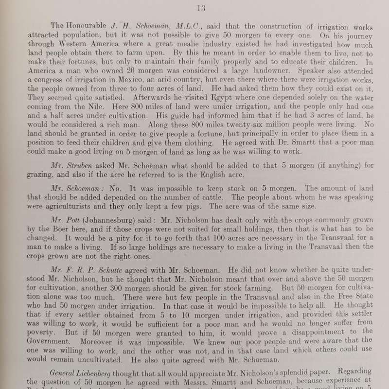 1910 Report of the Second South African irrigation congress including various sub reports