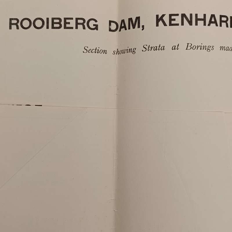 Cape of Good Hope 1896 Report on the Rooiberg irrigation sheme - Kenhardt with map of Rooiberg dam