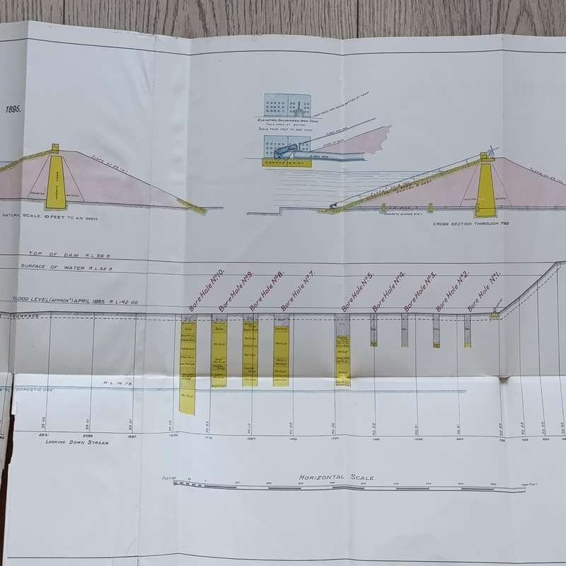 Cape of Good Hope 1896 Report on the Rooiberg irrigation sheme - Kenhardt with map of Rooiberg dam