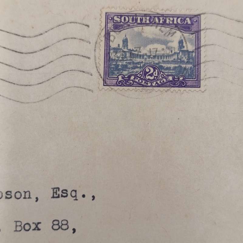 Lot of 10 vintage South African covers with different stamps