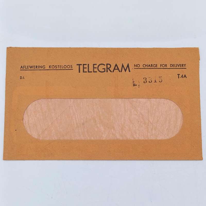 Pair of different vintage Telegram covers - South Africa