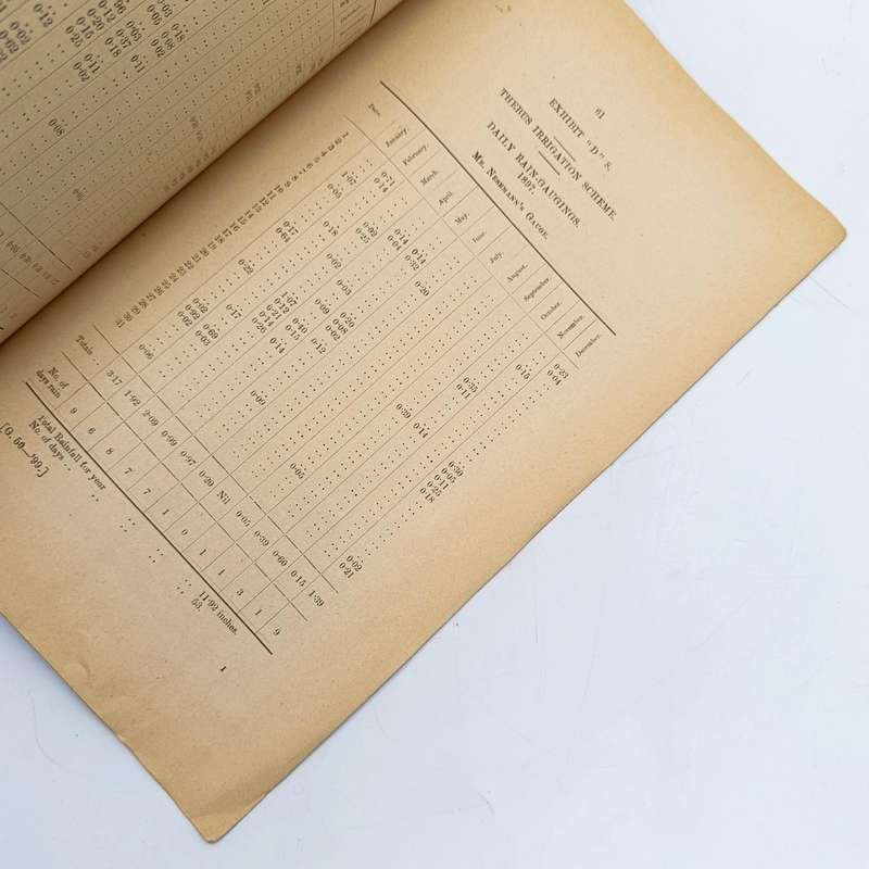 Cape of Good Hope 1899 Report of the Thebus Irrigation commission