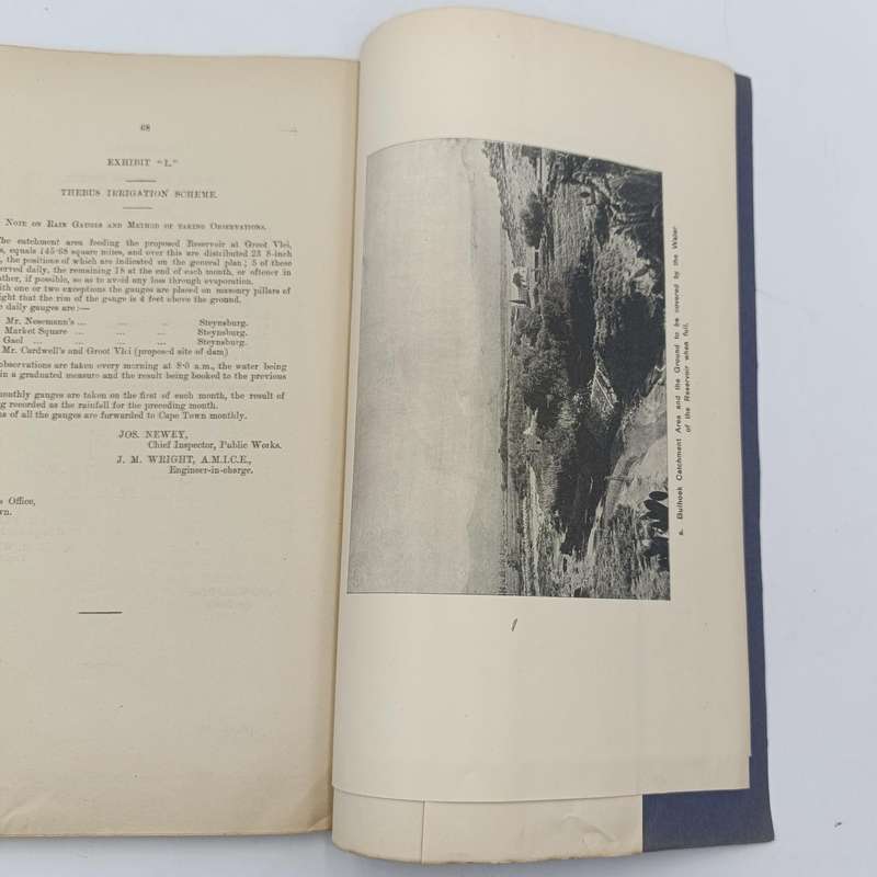 Cape of Good Hope 1899 Report of the Thebus Irrigation commission