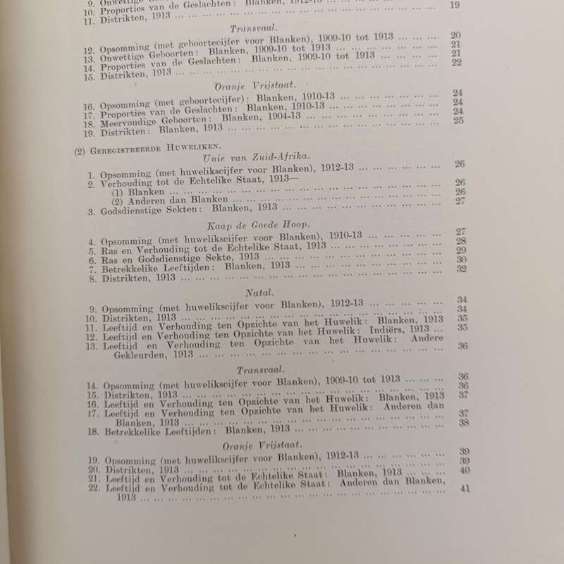 1913/14 Union of South Africa statistical year book