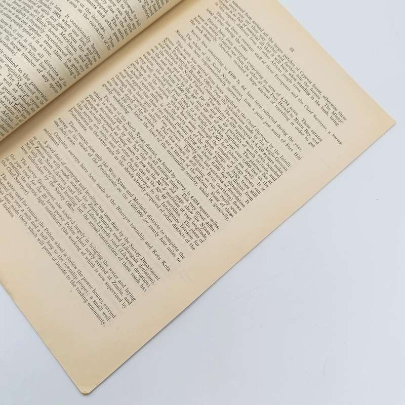 1904 British Central Africa Report on the Trade and general condition of the British Central Africa