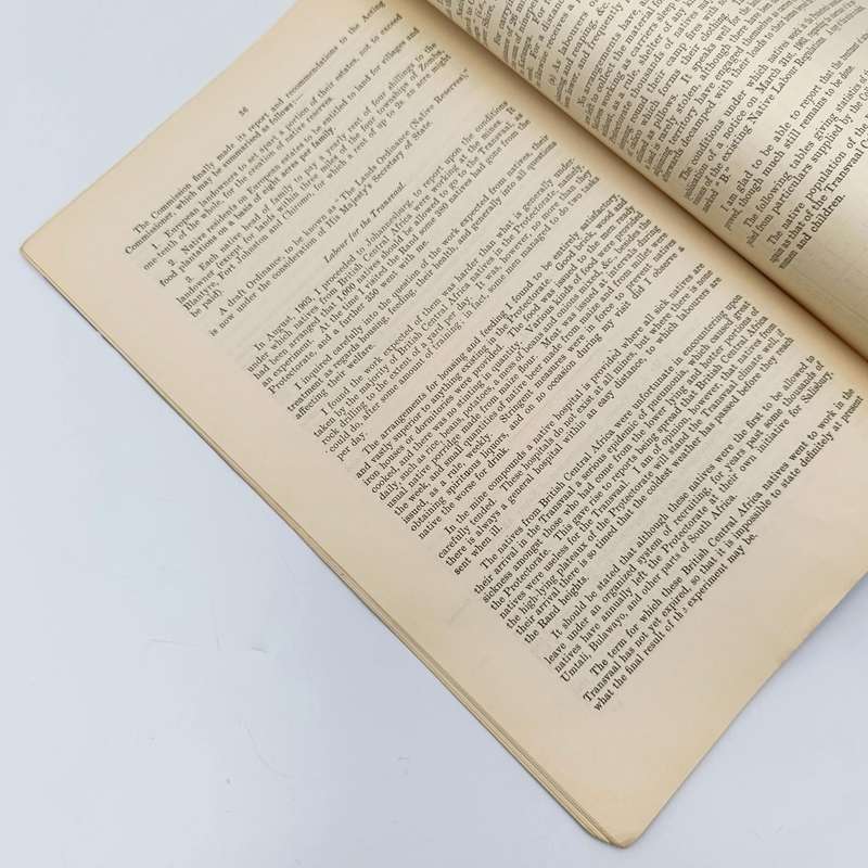 1904 British Central Africa Report on the Trade and general condition of the British Central Africa