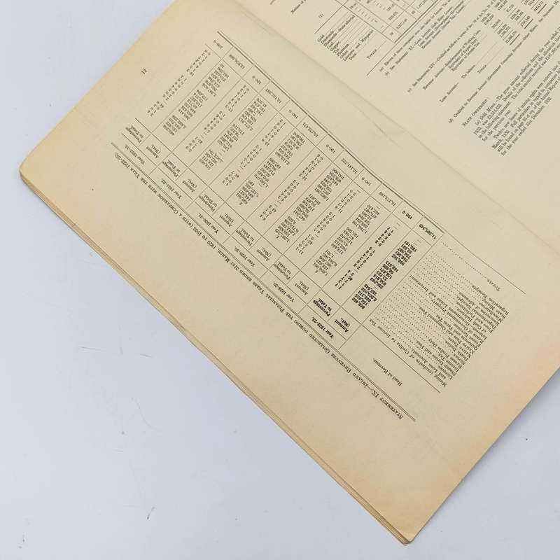 Union of South Africa Original Report of the Commissioner for Inland Revenue for the Year 1932-33