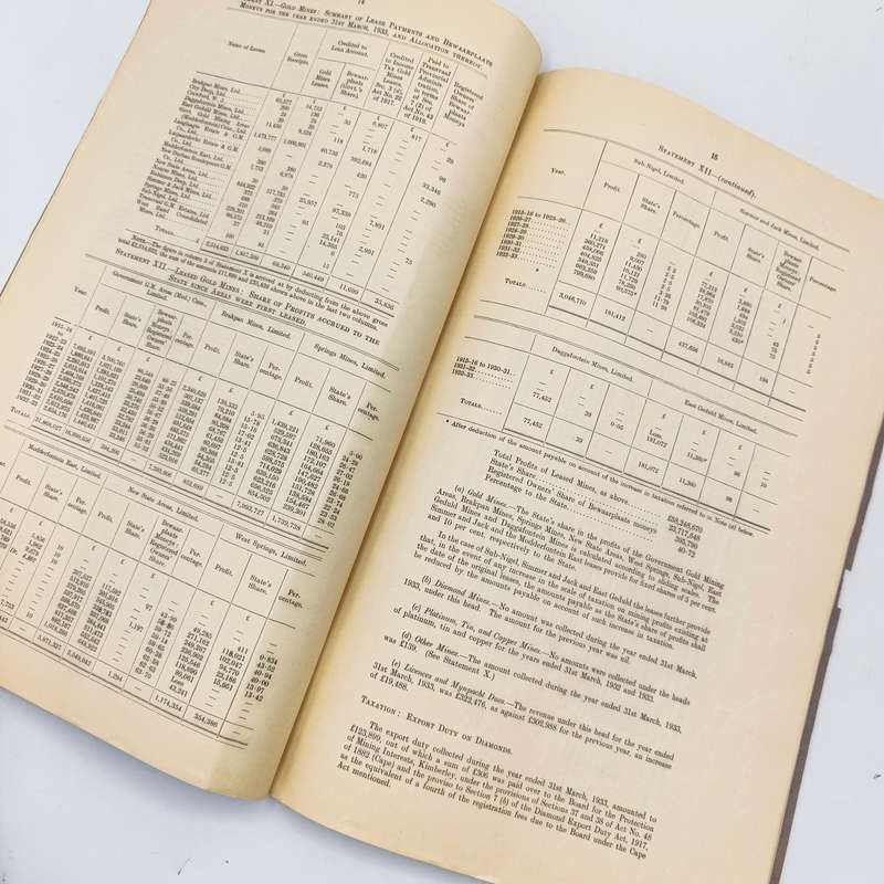 Union of South Africa Report of the Commissioner for Inland Revenue for the Year 1932-33