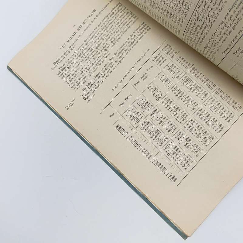 Union of South Africa 1911 ANNUAL REPORT of the Trades Commissioner