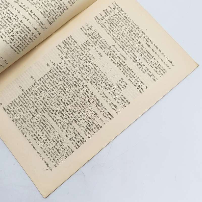 South Africa Second Report to parliaments of delegates to the 1908/9 South African convention