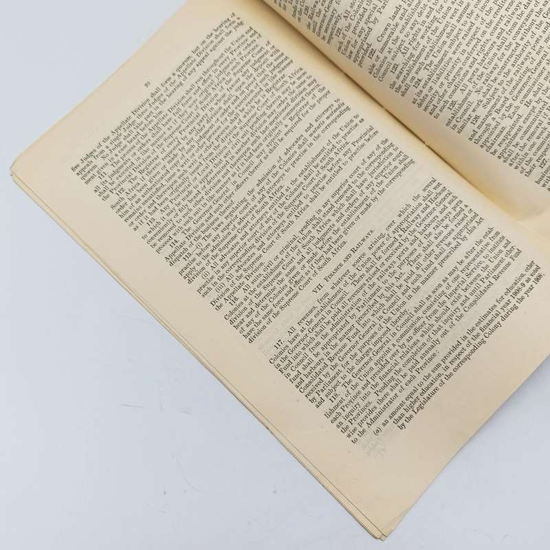 South Africa Second Report to parliaments of delegates to the 1908/9 South African convention