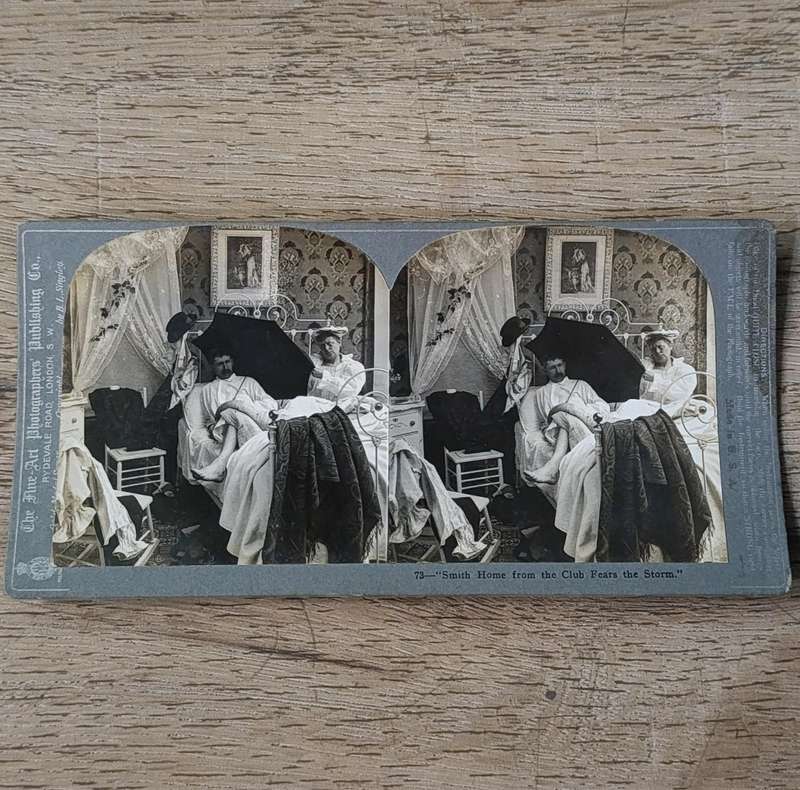 Pair of Funny stereocards