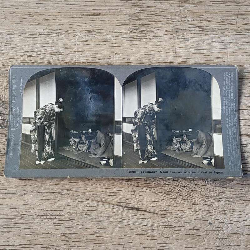 Pair of Japan stereocards
