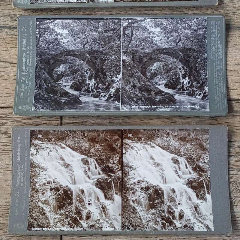 Lot of 7 British Isles / Ireland stereocards