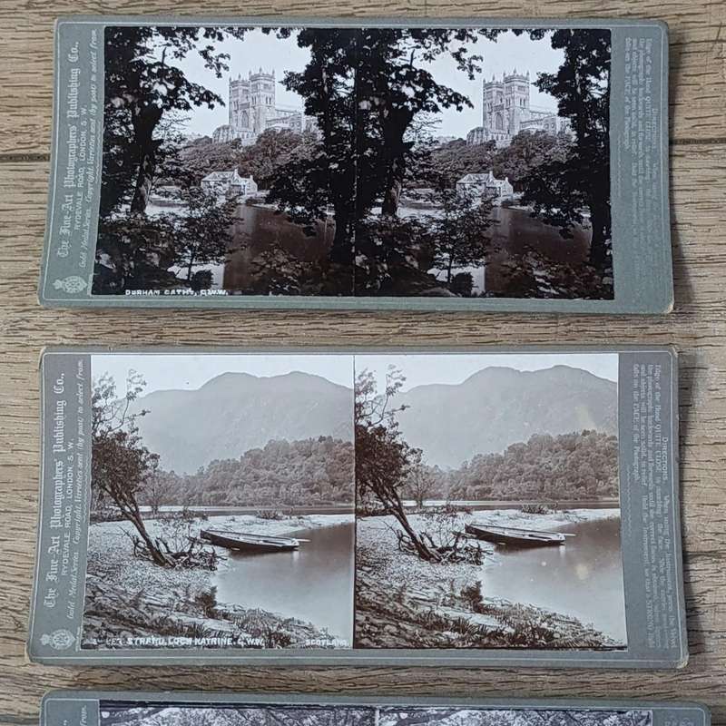 Lot of 7 British Isles / Ireland stereocards