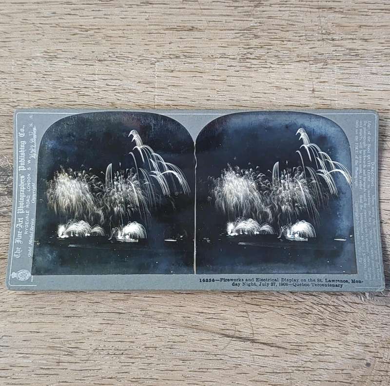Lot of 3 Canadian scenes stereocards