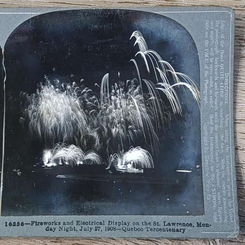 Lot of 3 Canadian scenes stereocards