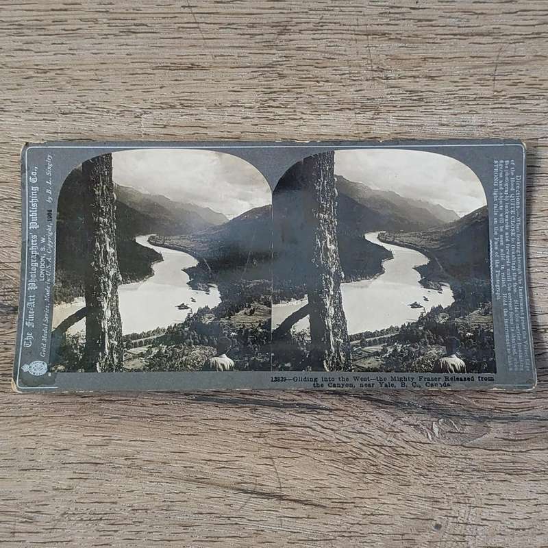 Lot of 3 Canadian scenes stereocards