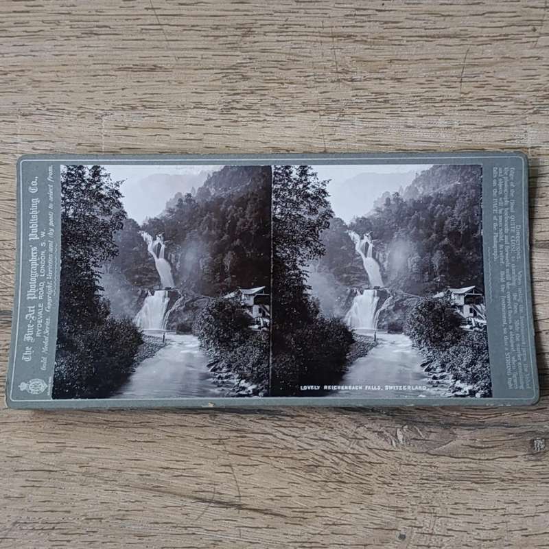 Lot of 4 Switzerland stereocards