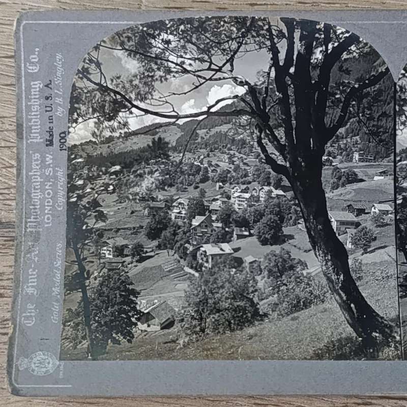Lot of 4 Switzerland stereocards