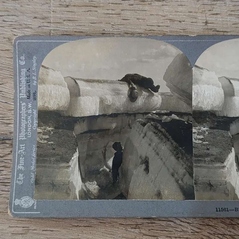 Lot of 6 antique USA stereocards