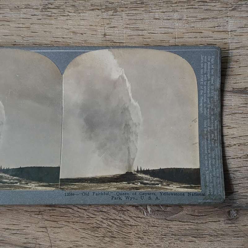Lot of 6 antique USA stereocards