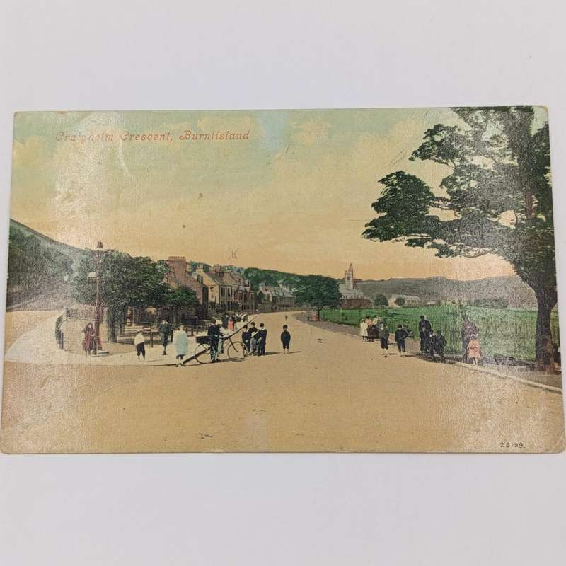 17/7/1909 Postcard from BURNTISLAND Scotland via SIBERIA to TSURUGA, JAPAN