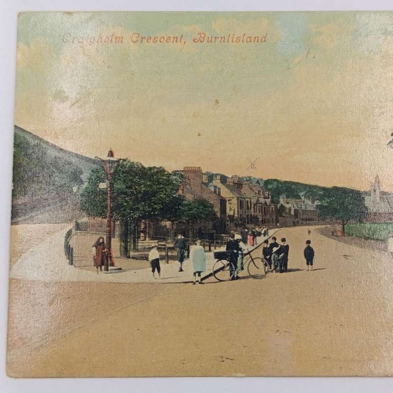 17/7/1909 Postcard from BURNTISLAND Scotland via SIBERIA to TSURUGA, JAPAN