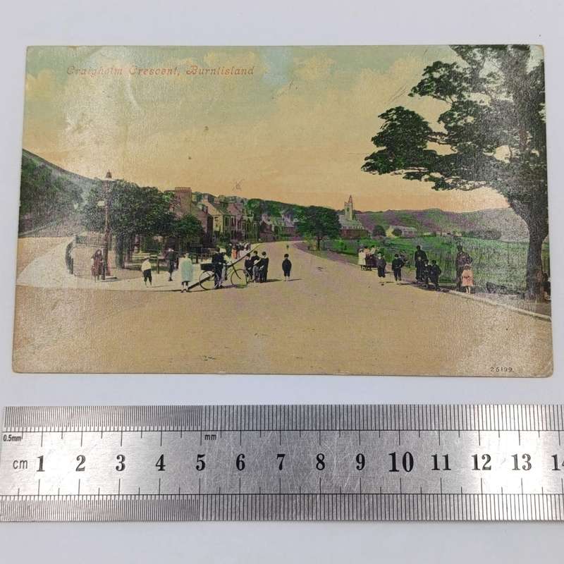 17/7/1909 Postcard from BURNTISLAND Scotland via SIBERIA to TSURUGA, JAPAN