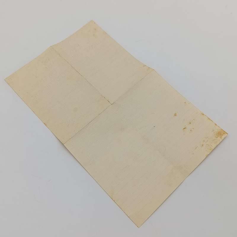 WW2 Programme the 52nd SAAF regiment - Christmas Pamtonime original