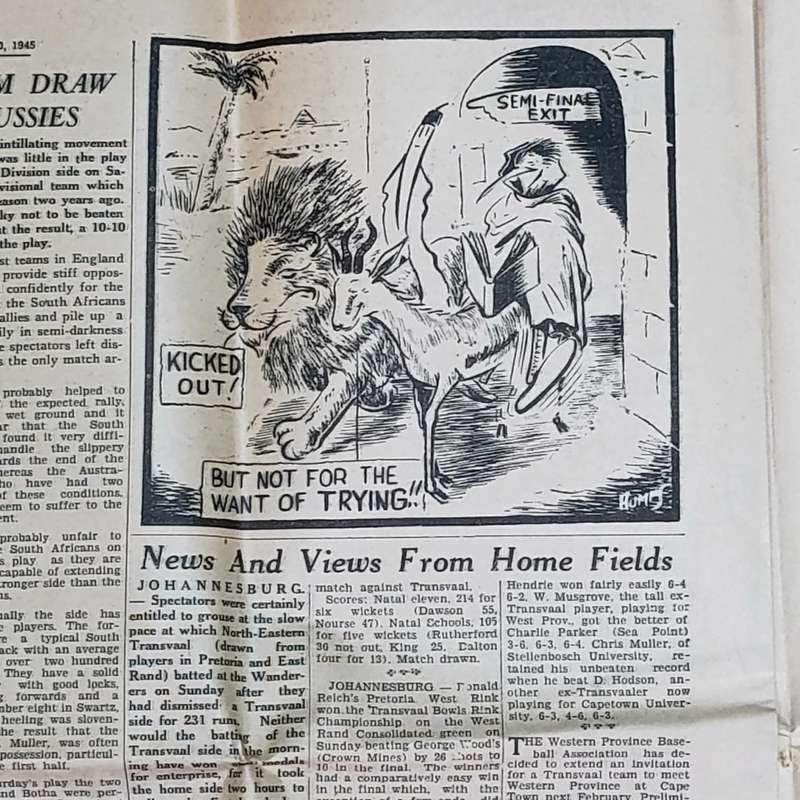 South African Forces newspaper - Springbok - 20 December 1945 - Very good condition
