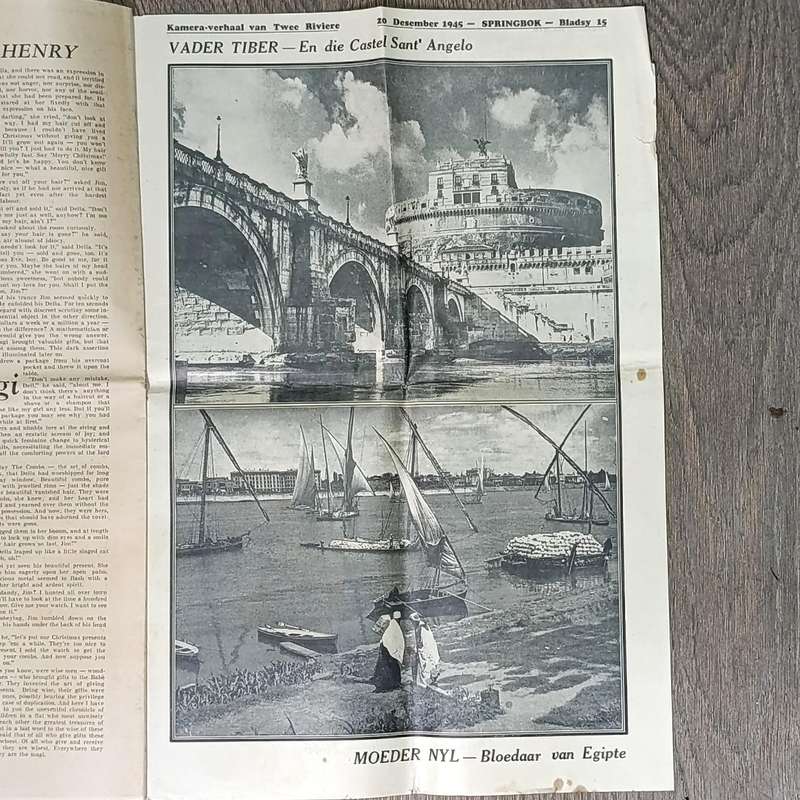 South African Forces newspaper - Springbok - 20 December 1945 - Very good condition