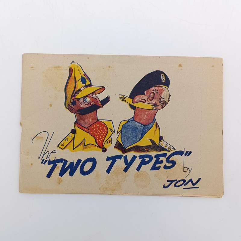 Joke Book released by British Army newspaper unit in Italy WW2 1944 - The Two Types