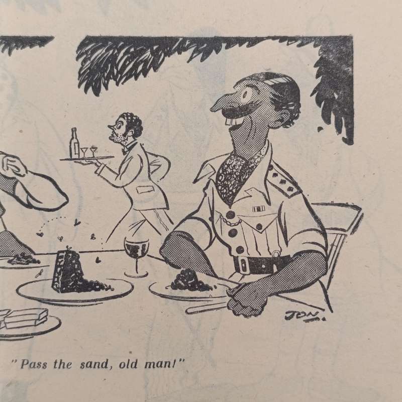 Joke Book released by British Army newspaper unit in Italy WW2 1944 - The Two Types