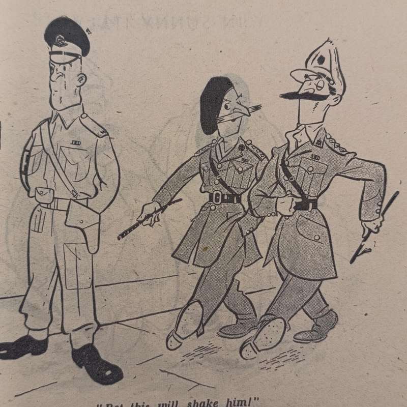 Joke Book released by British Army newspaper unit in Italy WW2 1944 - The Two Types
