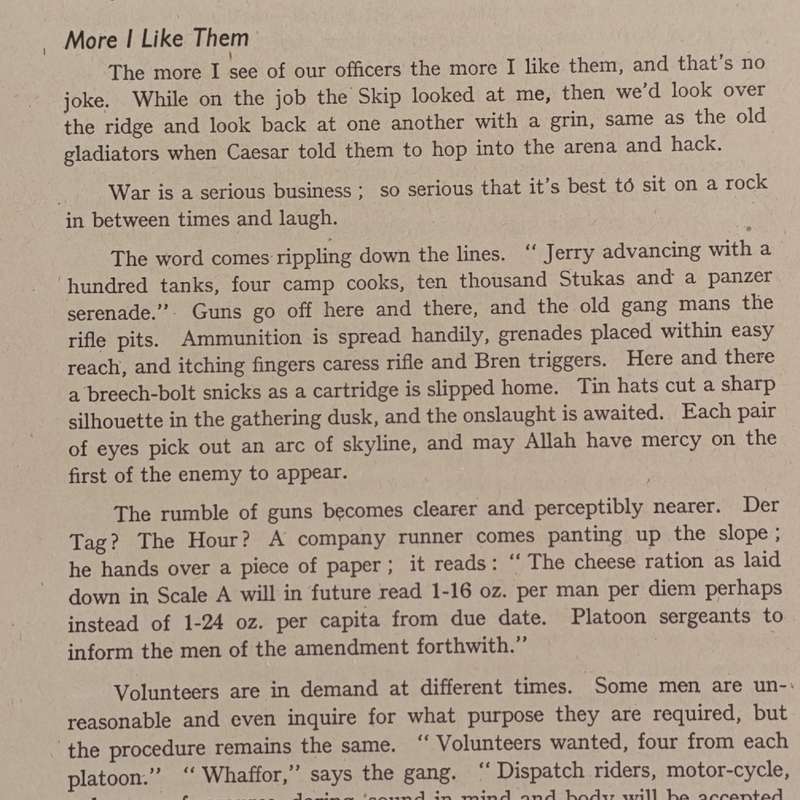 WW2 book by Sgt. Bill Johnstone - Mixed Mirages