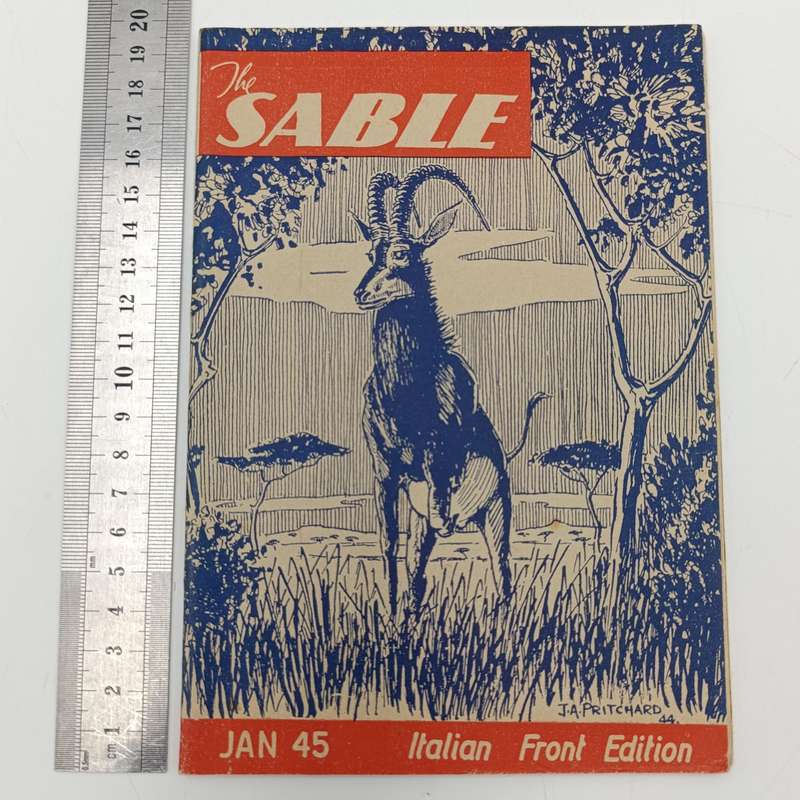 The sable - Official organ of the 6 SA Army Division - January 1945 - First Sable to appear in Italy