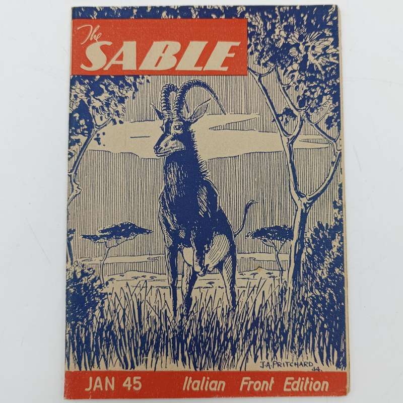 The sable - Official organ of the 6 SA Army Division - January 1945 - First Sable to appear in Italy