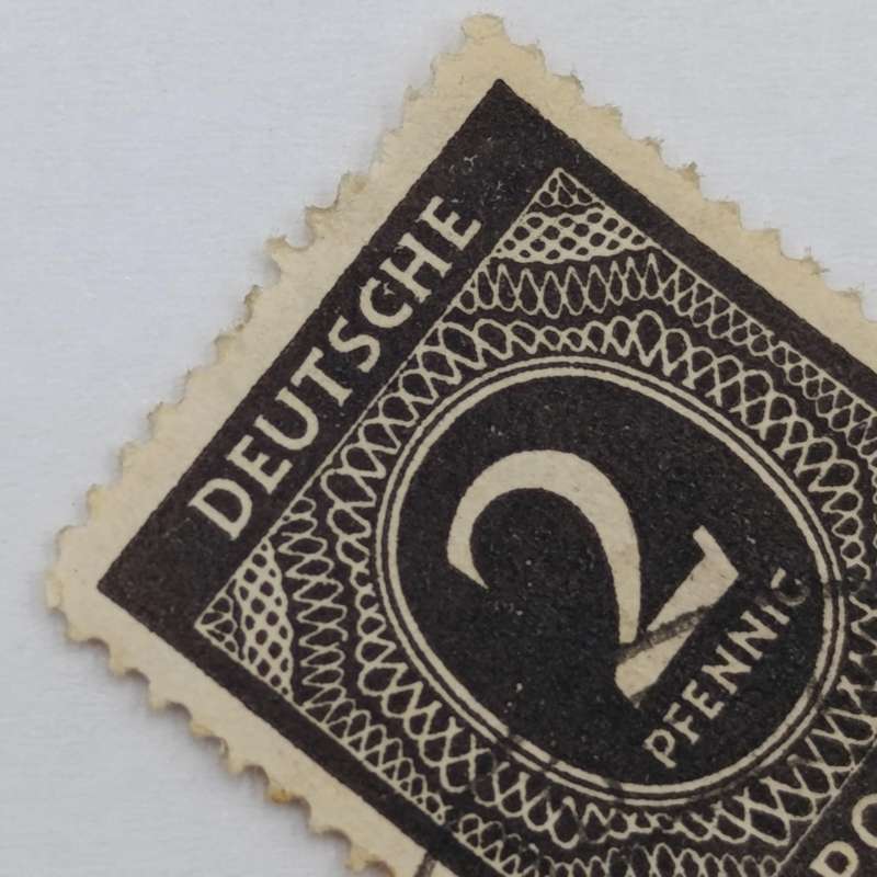 Germany 1946 - Lot of 24 Allied occupation zone stamps one with ribbon overprint